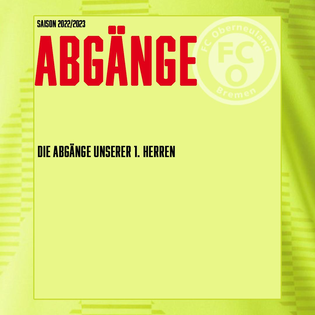 Du betrachtest gerade H1 | Abgänge bei unseren 1. Herren