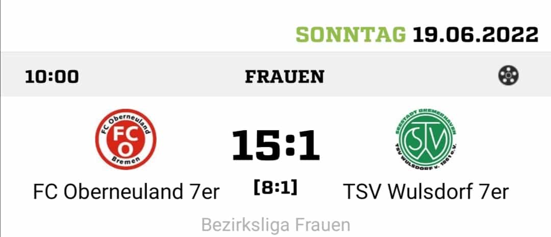 Du betrachtest gerade Unsere Damen siegen mit 15:1!